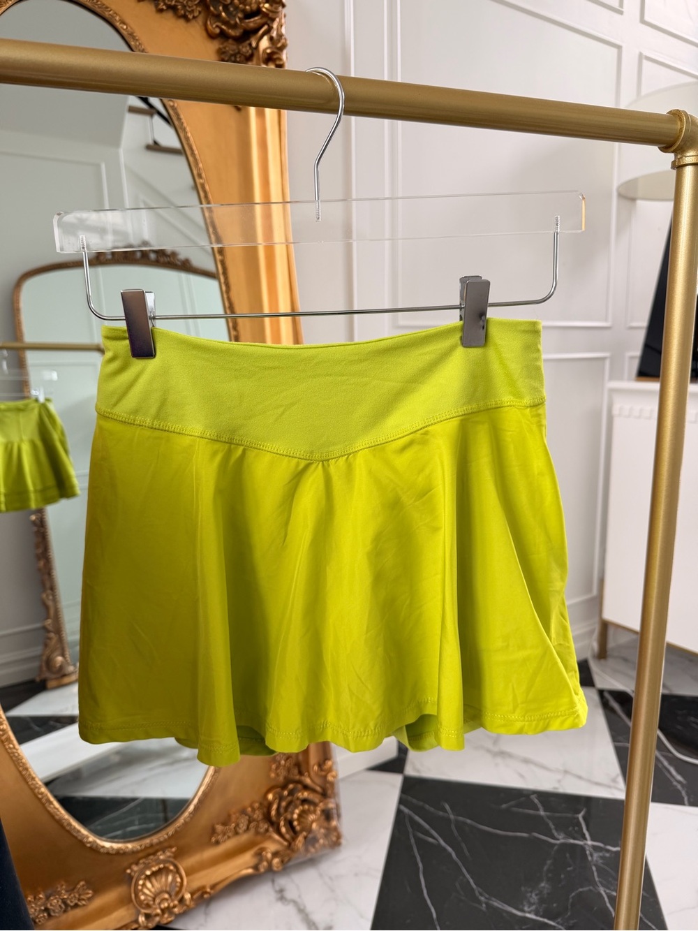 Women’s Lime Green Active Skirt